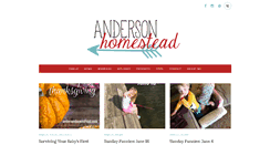 Desktop Screenshot of andersonhomestead.com